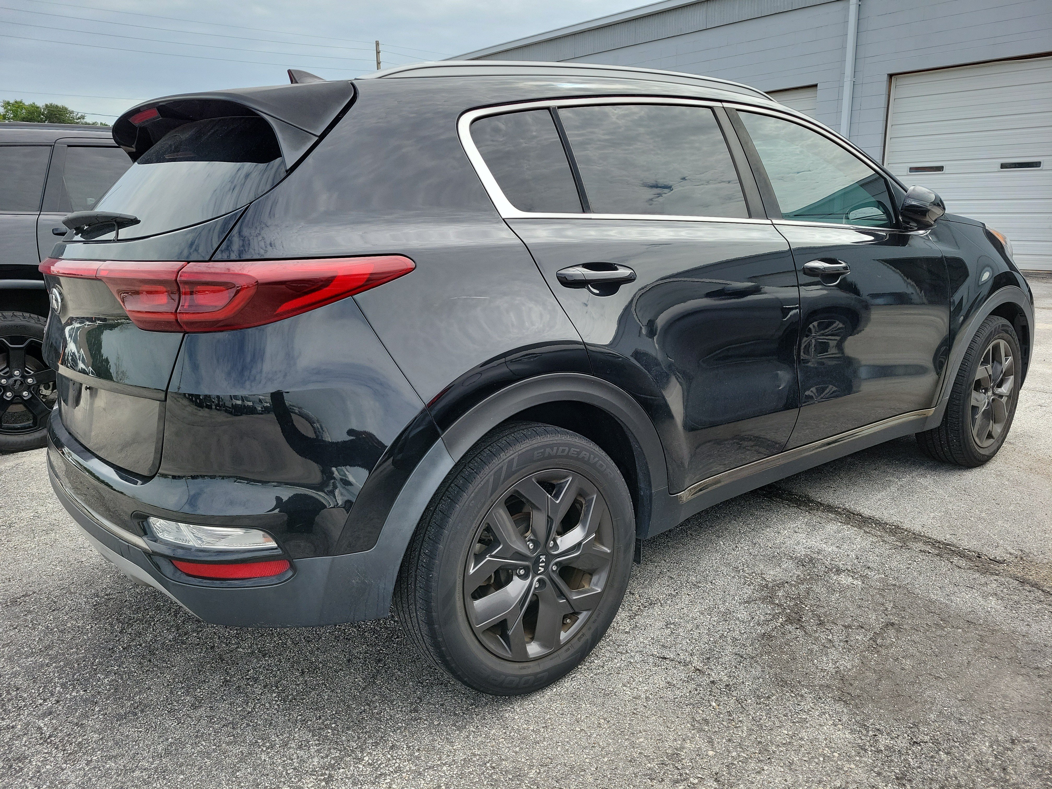 Used 2021 Black Cherry Kia S image 6