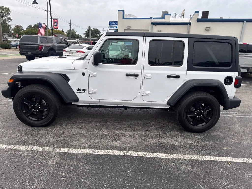 Certified Used 2023 Bright White Clearcoat Jeep Sport image 13