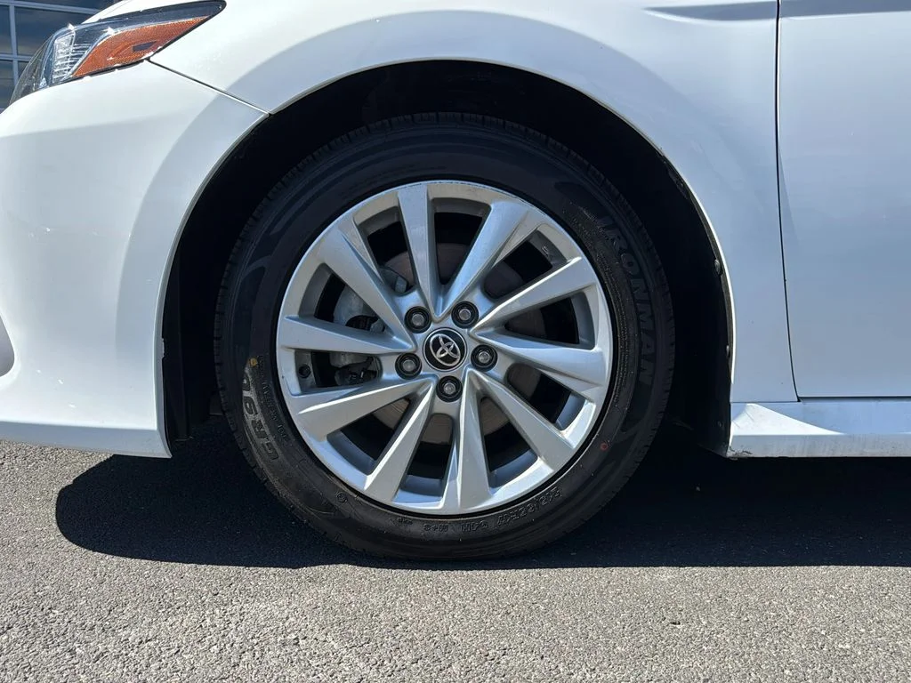 Used 2021 Super White Toyota LE image 31