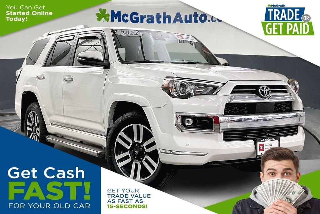 Used 2022 White Toyota Limited image 1