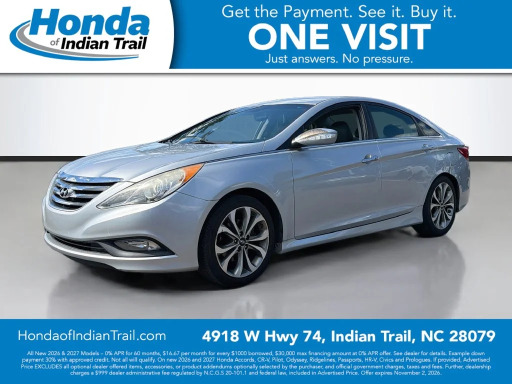 Used 2014 Hyundai Sonata SE with VIN 5NPEC4AC5EH826155 for sale in Indian Trail, NC