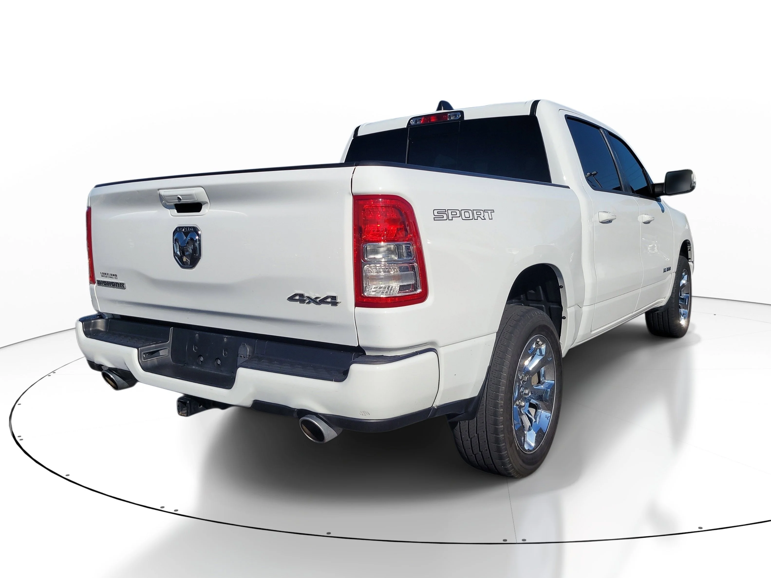 Used 2022 Bright White Clearcoat Ram Big Horn image 4