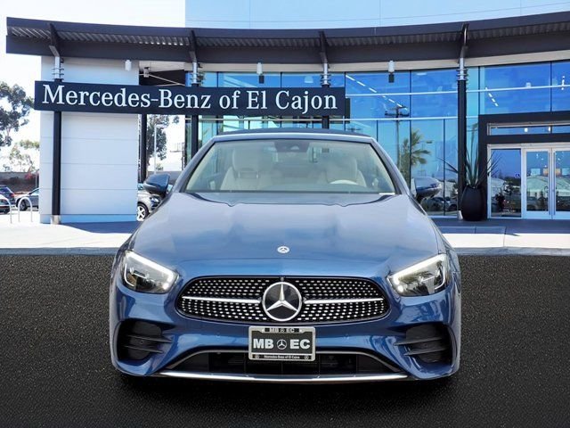Certified Used 2022 Blue Mercedes-Benz E 450 image 2