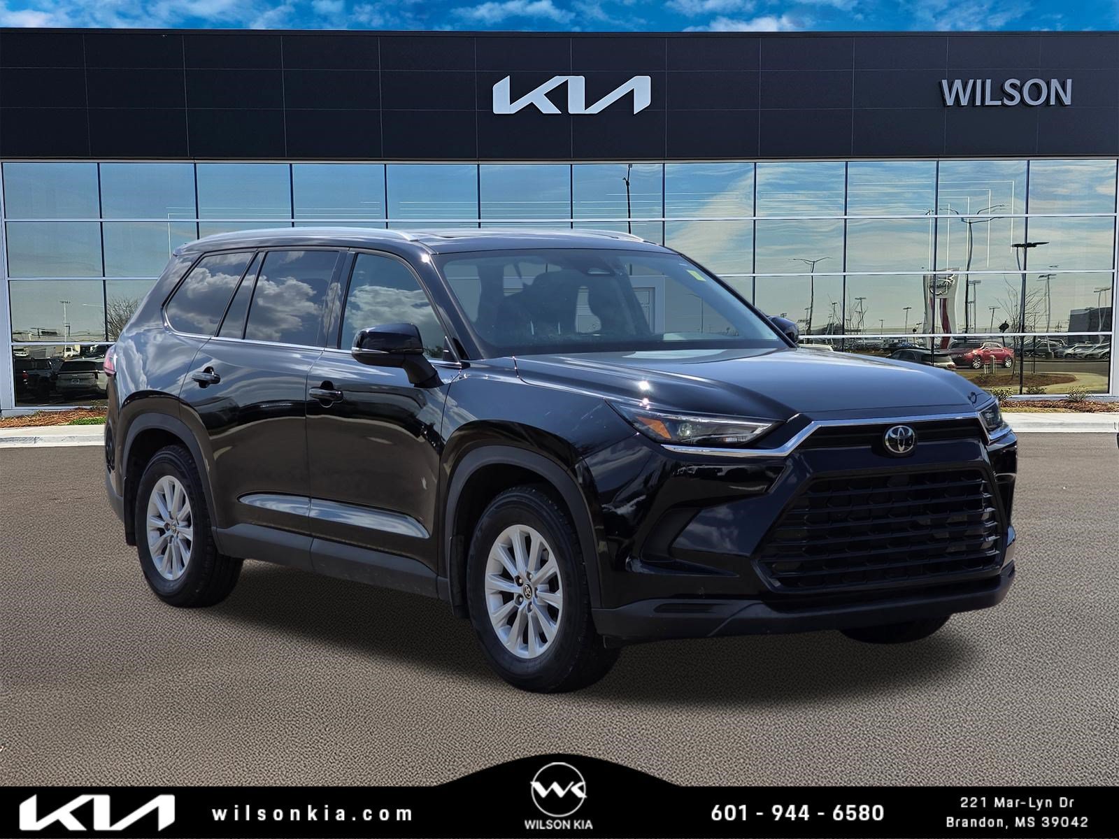 Used 2024 Midnight Black Metallic Toyota XLE image 1