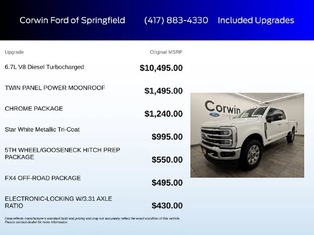Certified Used 2024 Star White Ford King Ranch image 6