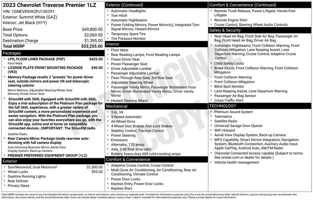 Used 2023 White Chevrolet Premier image 32