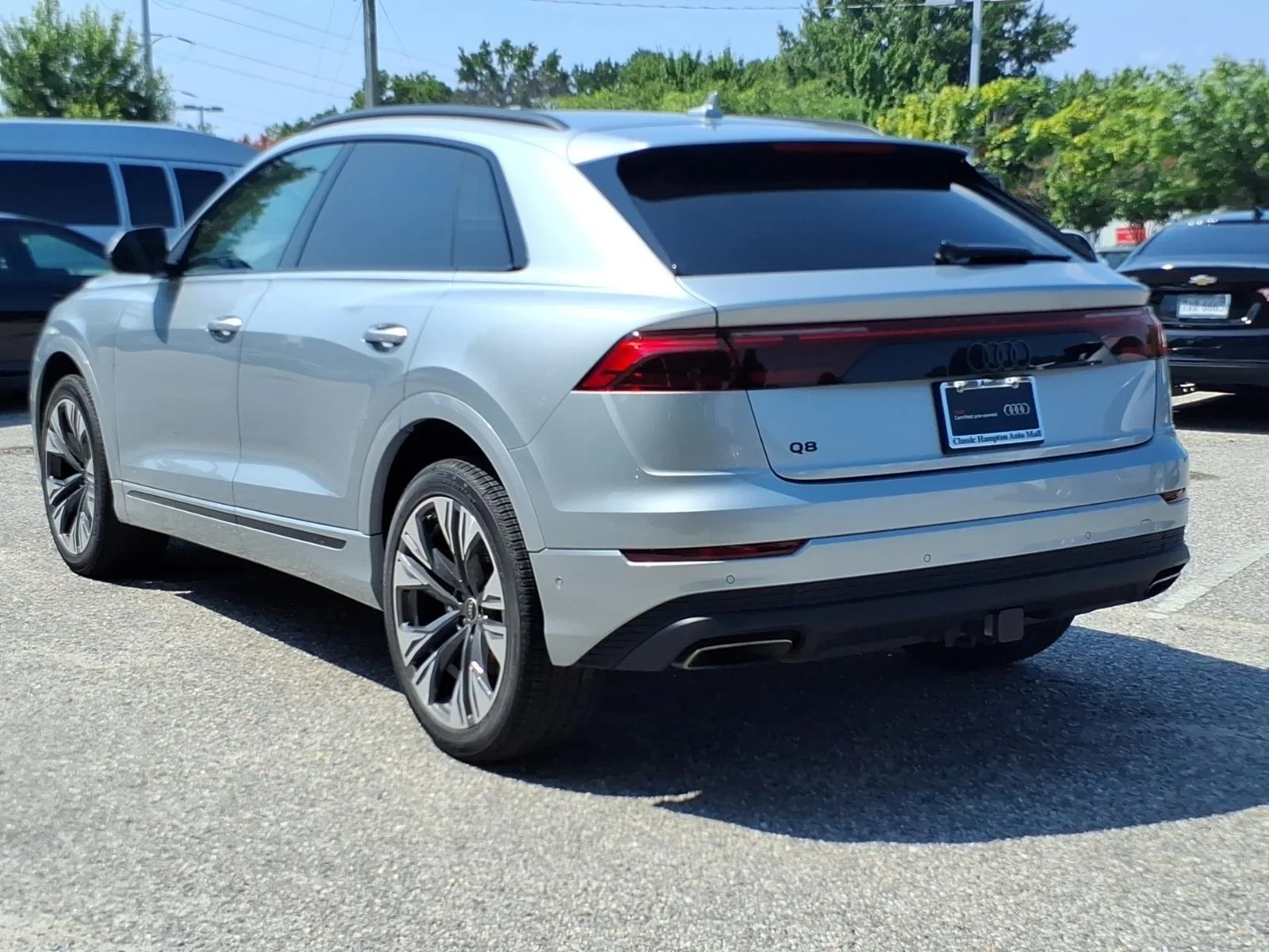 Used 2025 Satellite Silver Metallic Audi Premium Plus image 10