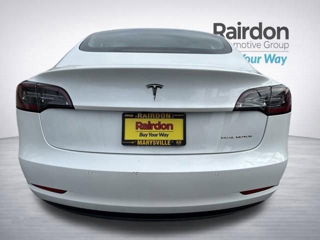 Used 2020 Pearl White Multi-Coat Tesla Long Range image 6