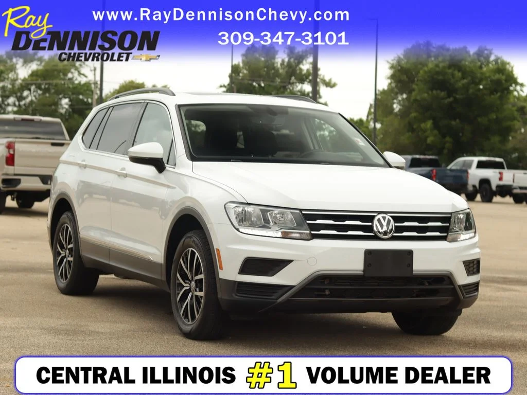 Used 2021 White Volkswagen 2.0T SE image 1