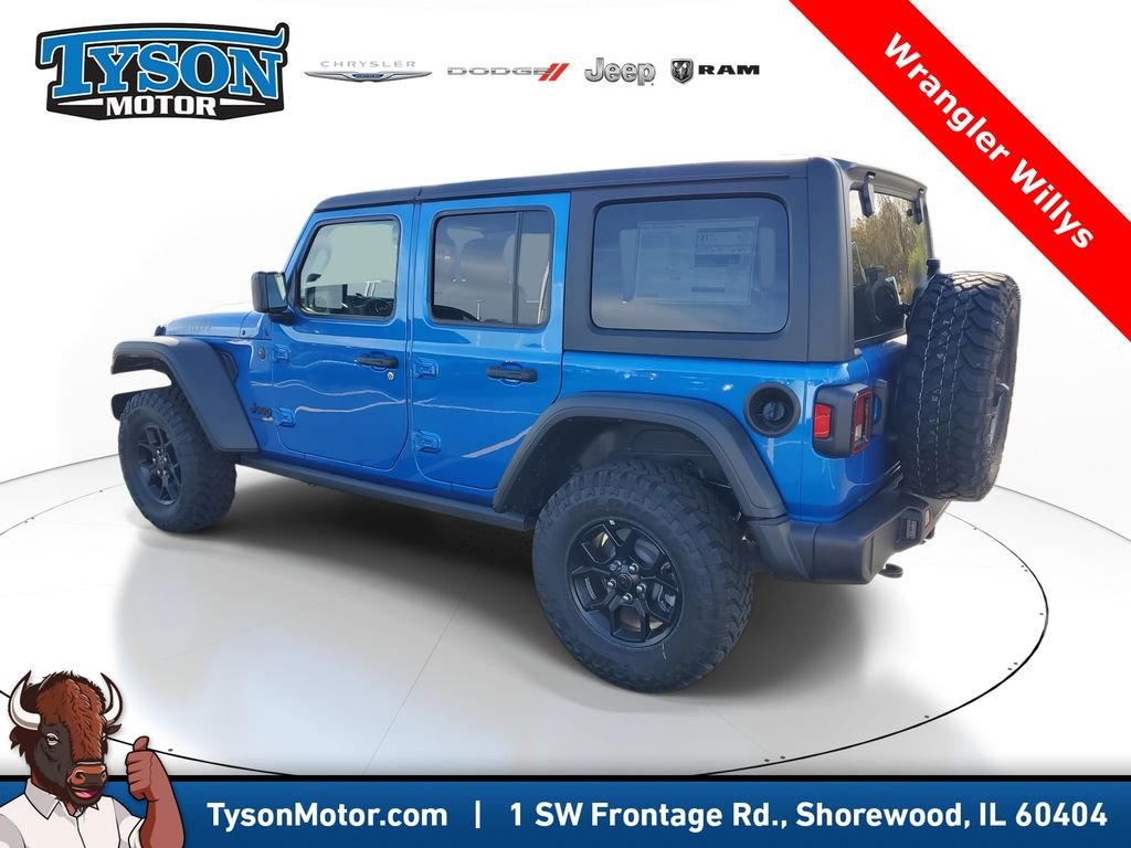 New 2026 Hydro Blue Pearl-Coat Exterior Paint Jeep Willys image 2