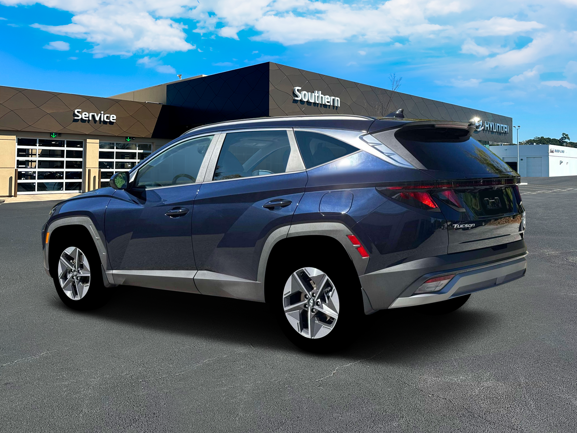 New 2026 Blue Hyundai SEL AWD image 4