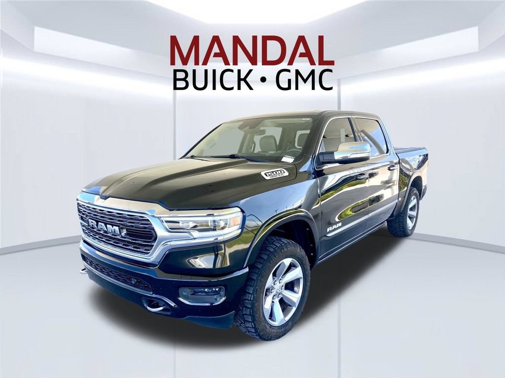 Used 2019 Diamond Black Crystal Pearlcoat Ram Limited image 1