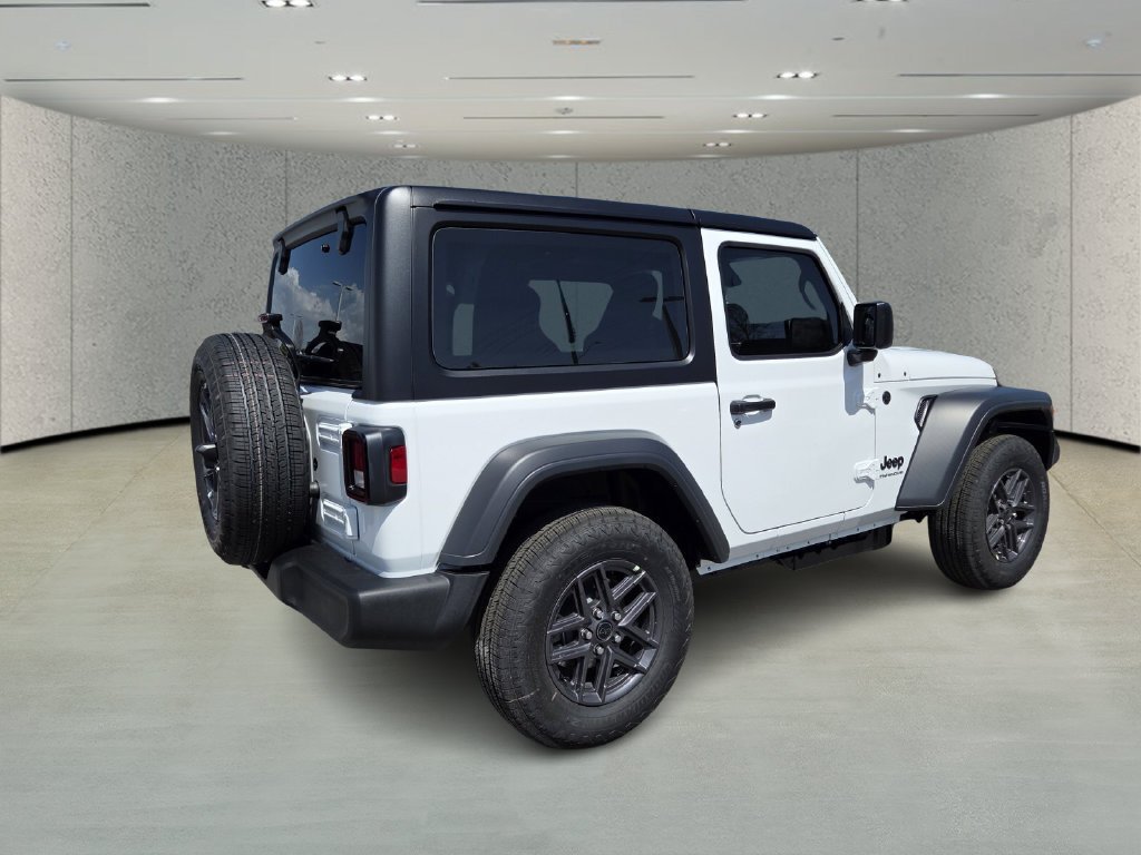 New 2026 Bright White Clear-Coat Exterior Paint Jeep Sport S image 3