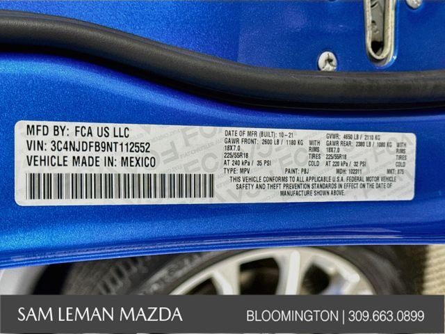 Used 2022 Blue Jeep Latitude Lux image 29