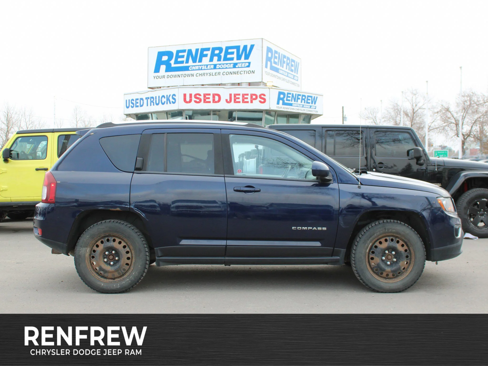 Used 2015 Blue Jeep High Altitude * Mechanic Special | Heated Seats | No Accidents | Remote Start | Backup Camera image 1