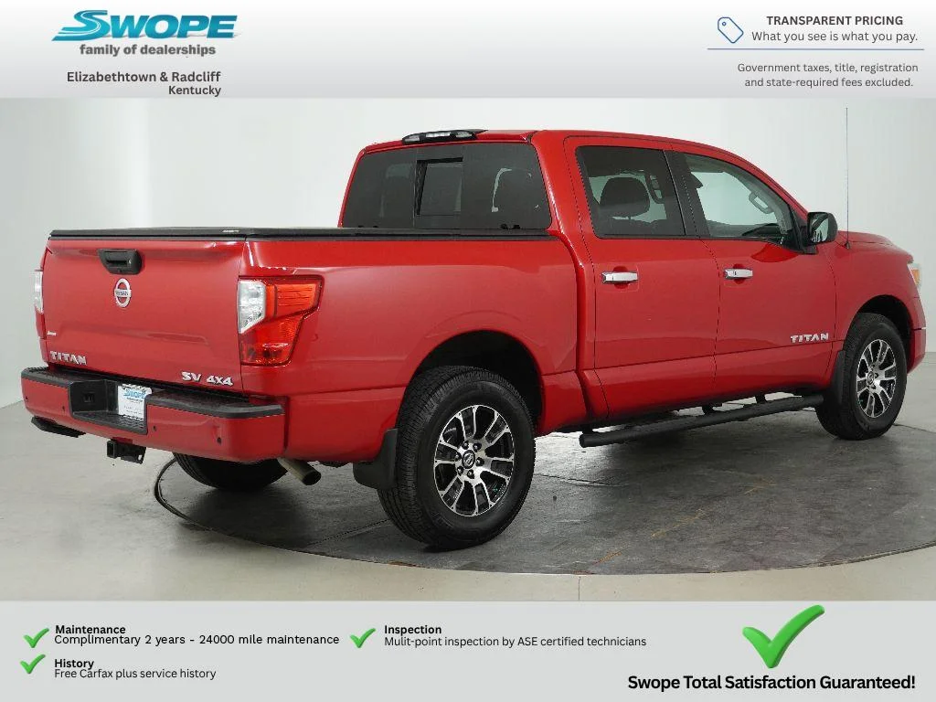 Used 2021 Red Alert Nissan SV image 4