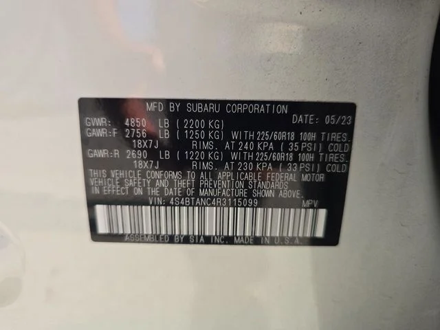 Used 2024 White Subaru Limited image 30
