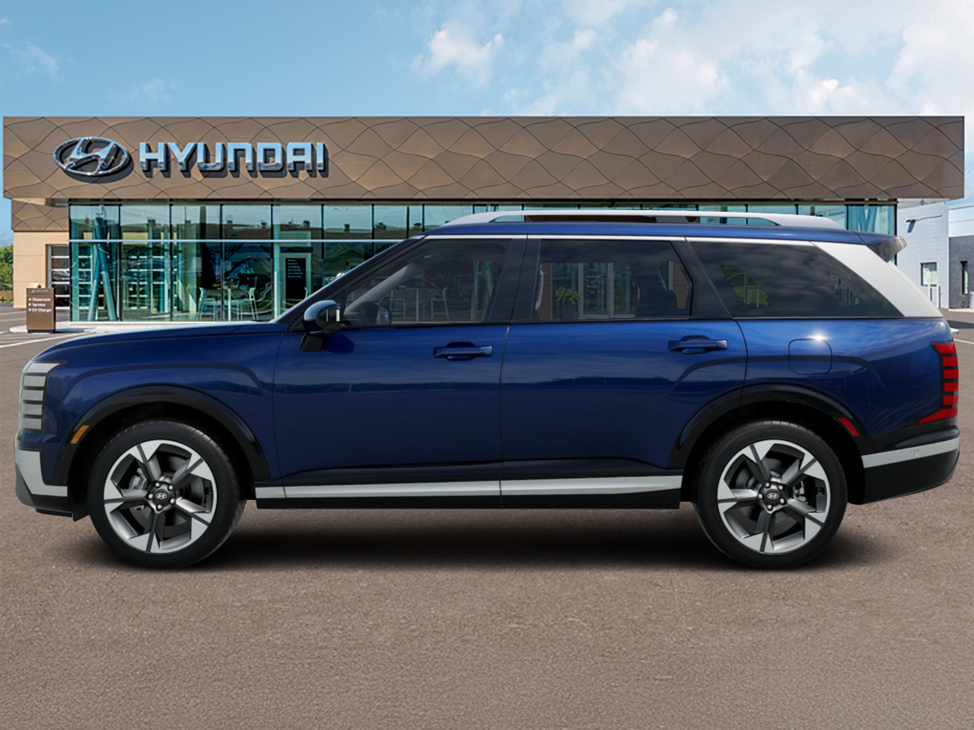 New 2027 Blue Hyundai Limited AWD image 3