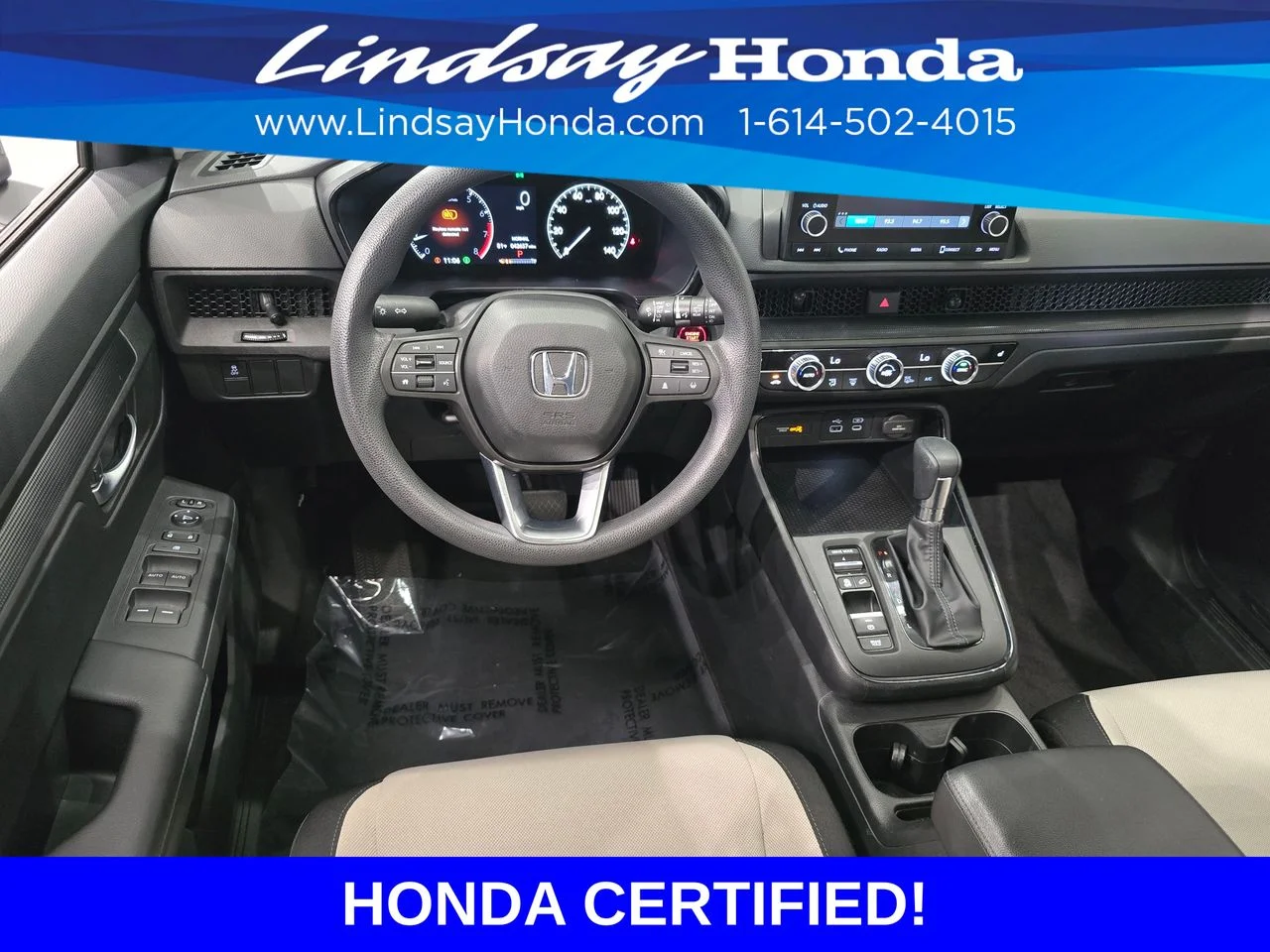 Certified Used 2024 Meteorite Gray Metallic Honda EX image 14