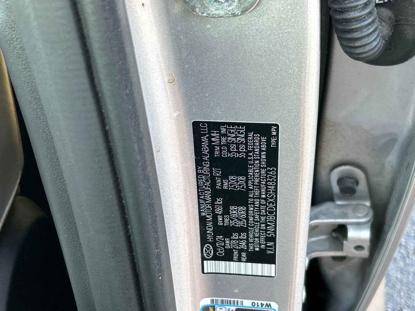 Used 2025 Shimmering Silver Hyundai SEL image 13