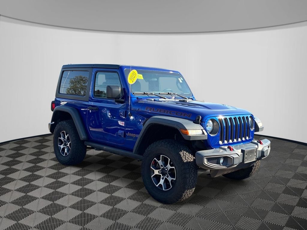 Used 2020 Blue Jeep Rubicon image 3