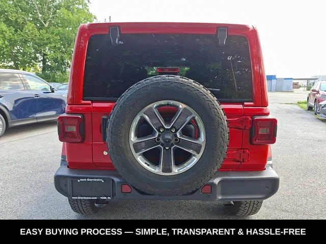 Used 2019 Red Jeep Unlimited Sahara image 7