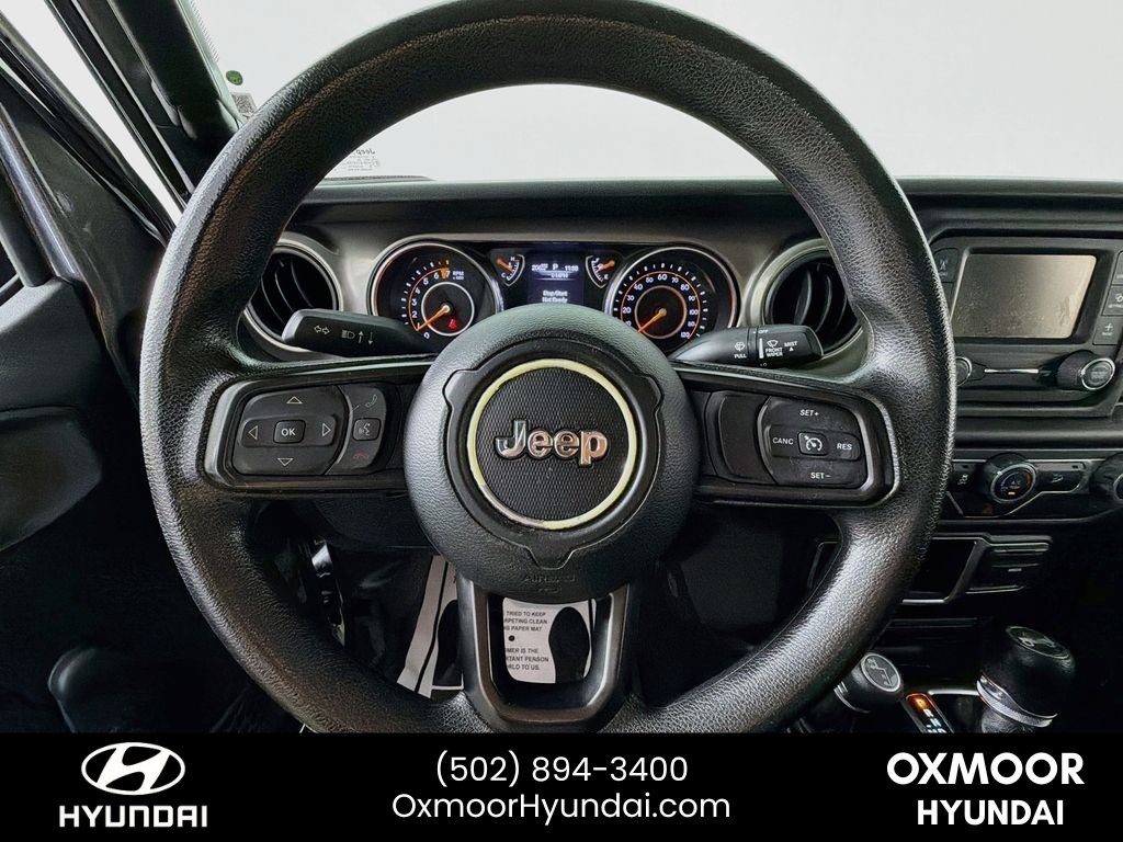 Used 2018 Granite Crystal Metallic Clearcoat Jeep Sport image 11