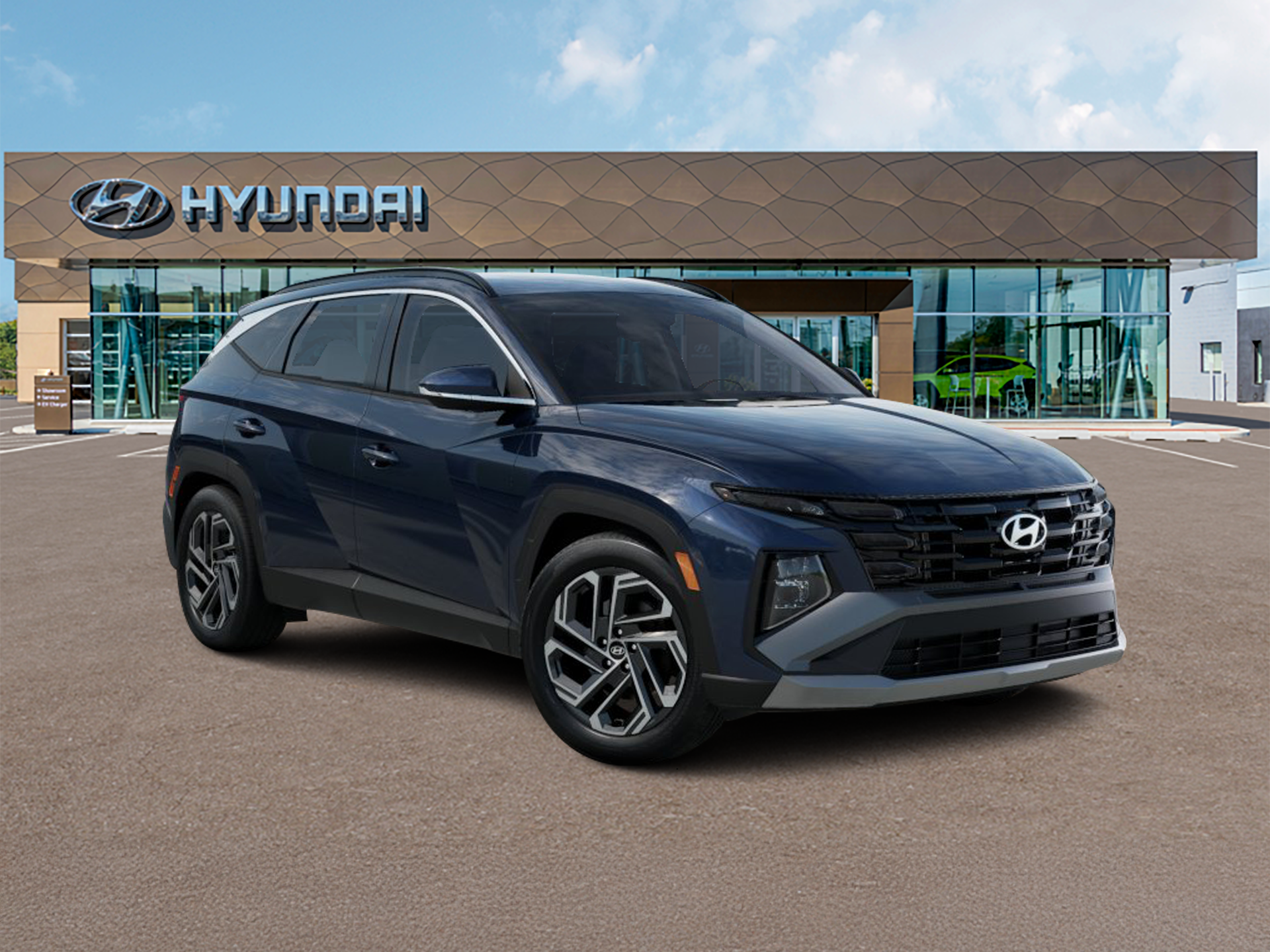 New 2026 Blue Hyundai SEL Plus AWD image 7