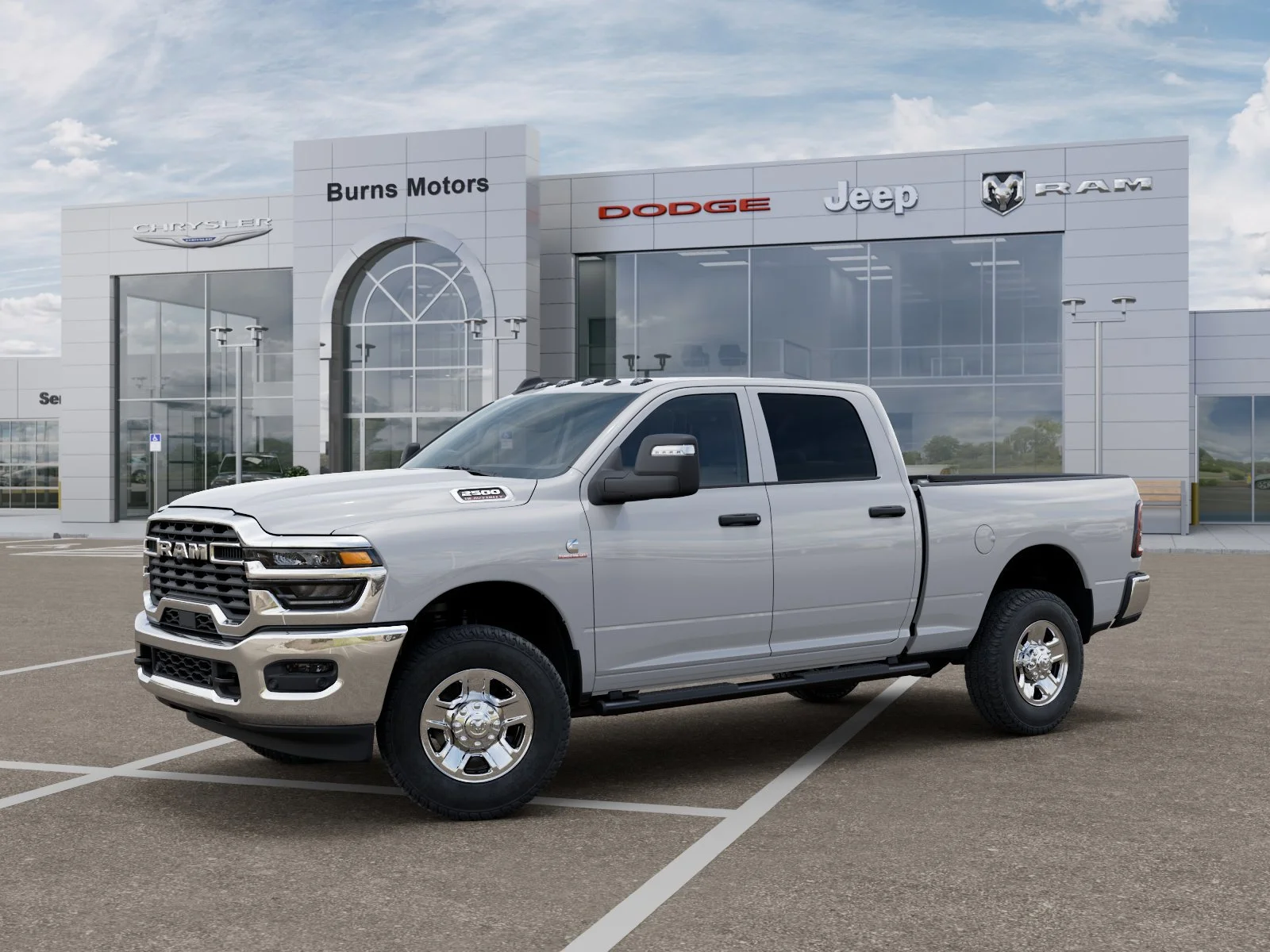 New 2026 Bright White Clear-Coat Exterior Paint RAM Tradesman image 2
