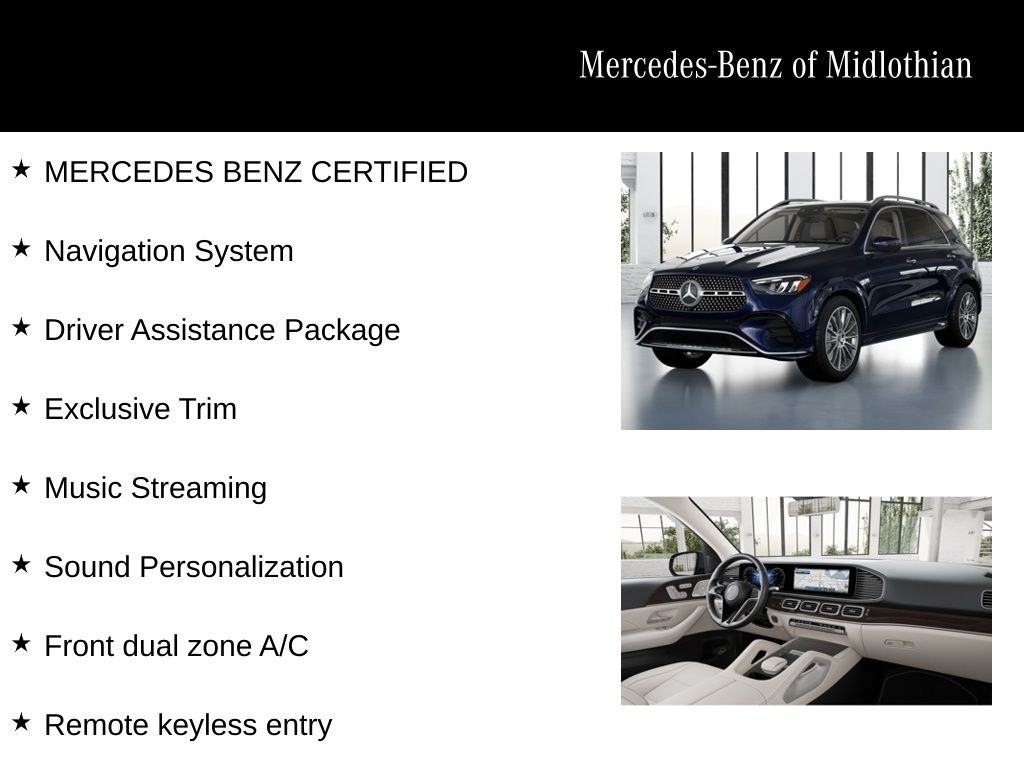 Used 2026 MANUFAKTUR Mystic Blue Metallic Mercedes-Benz GLE 450 image 6