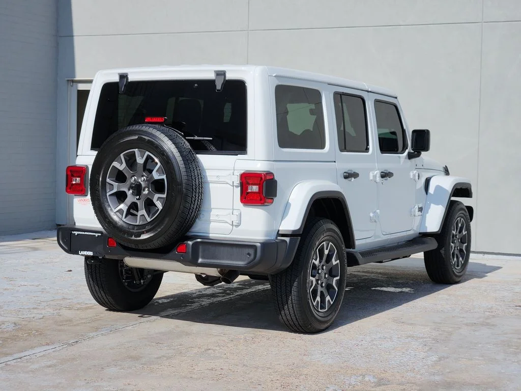 New 2026 Bright White Clearcoat Jeep Sahara image 4