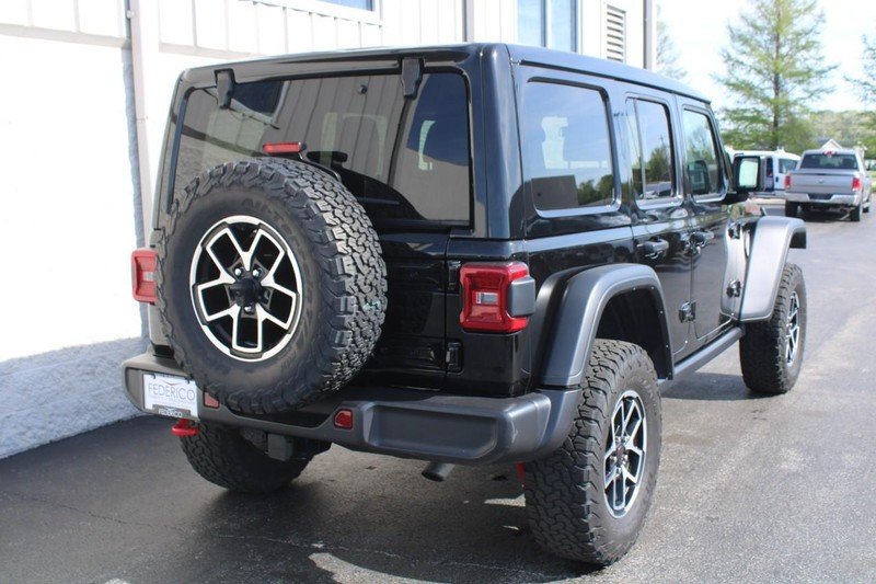 Used 2024 Black Clearcoat Jeep Rubicon 4 Door 4x4 image 3