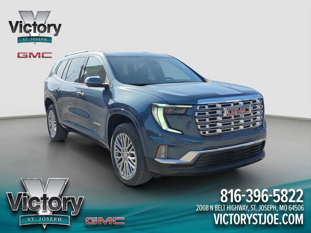 Downpour Metallic 2026 GMC Acadia Denali AWD SUV / Crossover Four-Wheel Drive