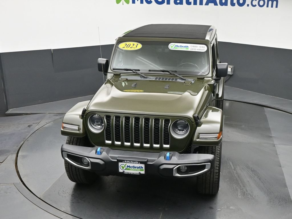 Used 2023 Green Jeep Sahara 4xe image 27