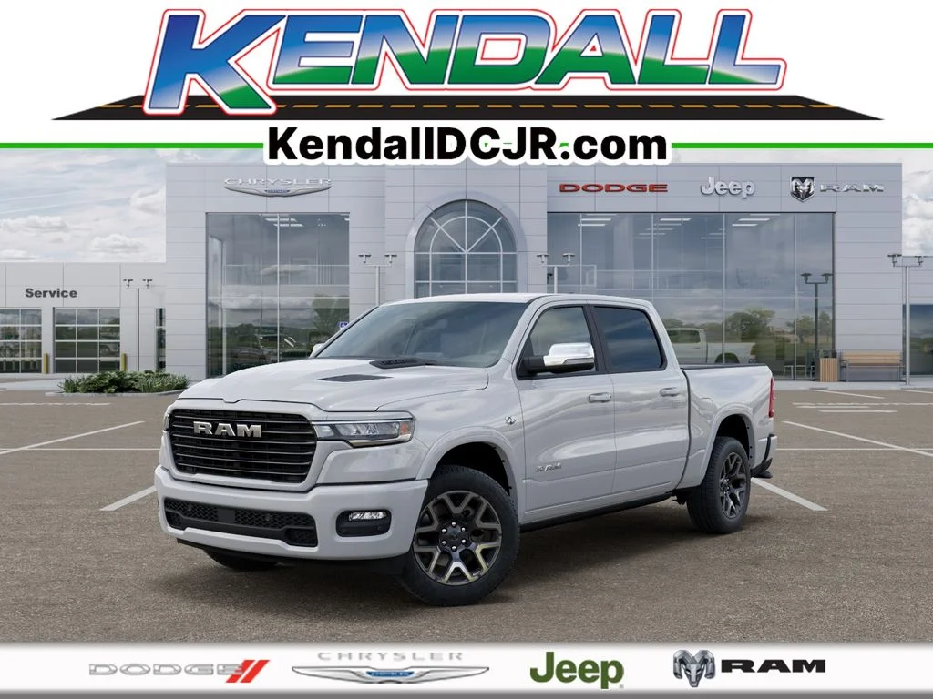New 2026 Bright White Clear-Coat Exterior Paint RAM Laramie image 1