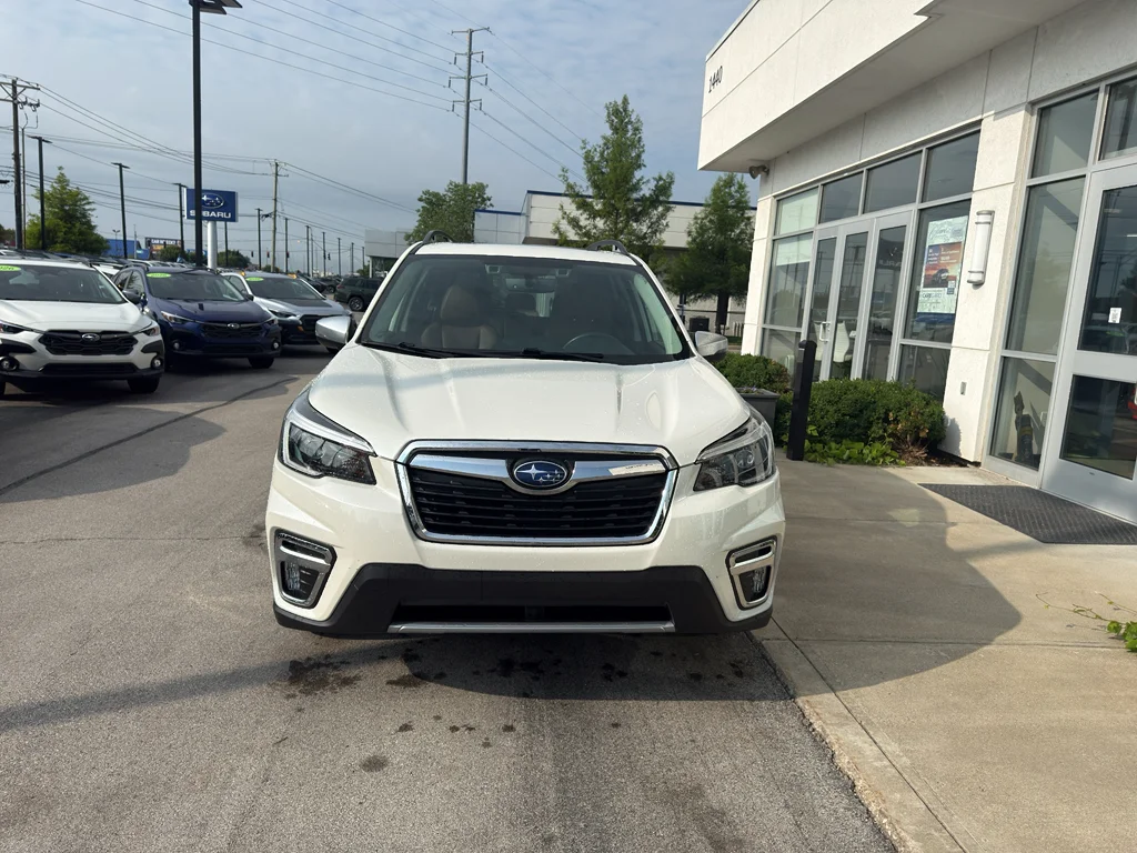 Used 2021 Crystal White Pearl Subaru Touring image 8