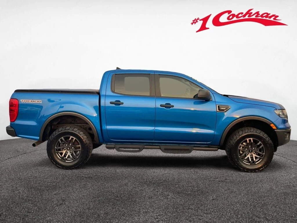 Certified Used 2021 Velocity Blue Metallic Ford XLT image 25