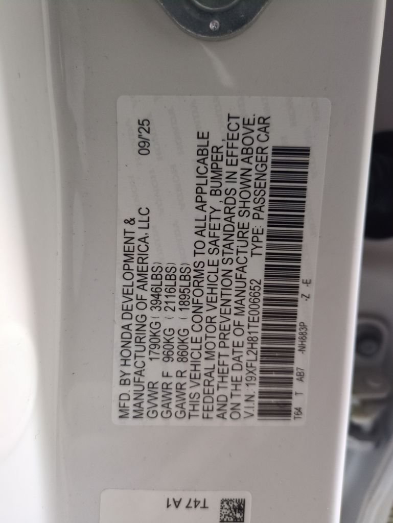 2026 Honda Civic Hatchback Sport - Photo 28