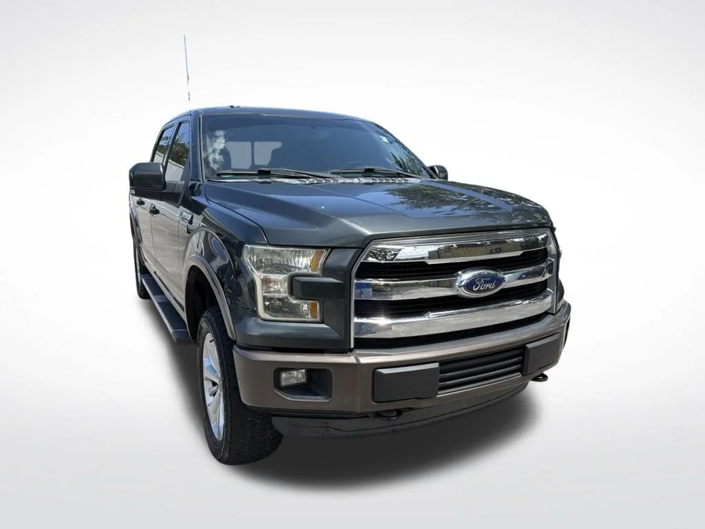 Used 2015 Green Gem Metallic Ford Lariat image 2