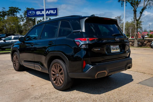 Certified Used 2025 Crystal Black Silica Subaru Sport image 4