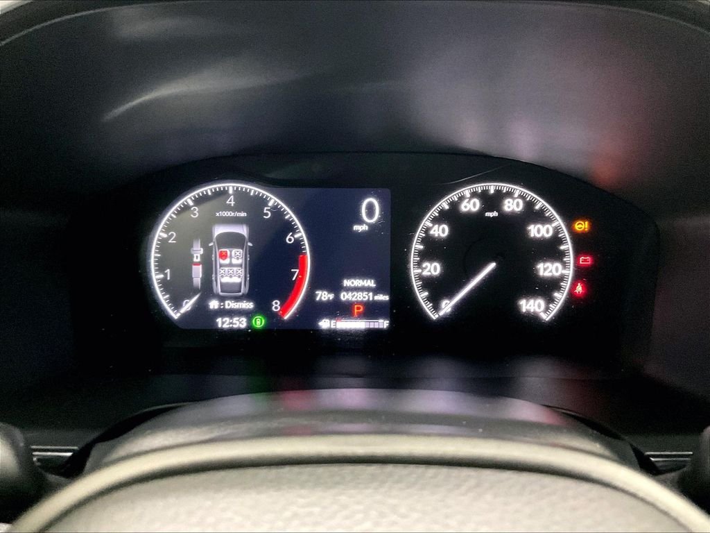 Used 2024 Platinum White Honda EX image 25