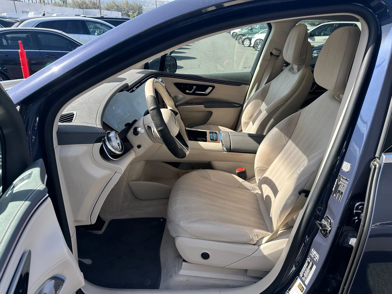 Certified 2023 Mercedes-Benz EQS SUV Base with VIN 4JGDM4EB4PA023417 for sale in Anaheim, CA