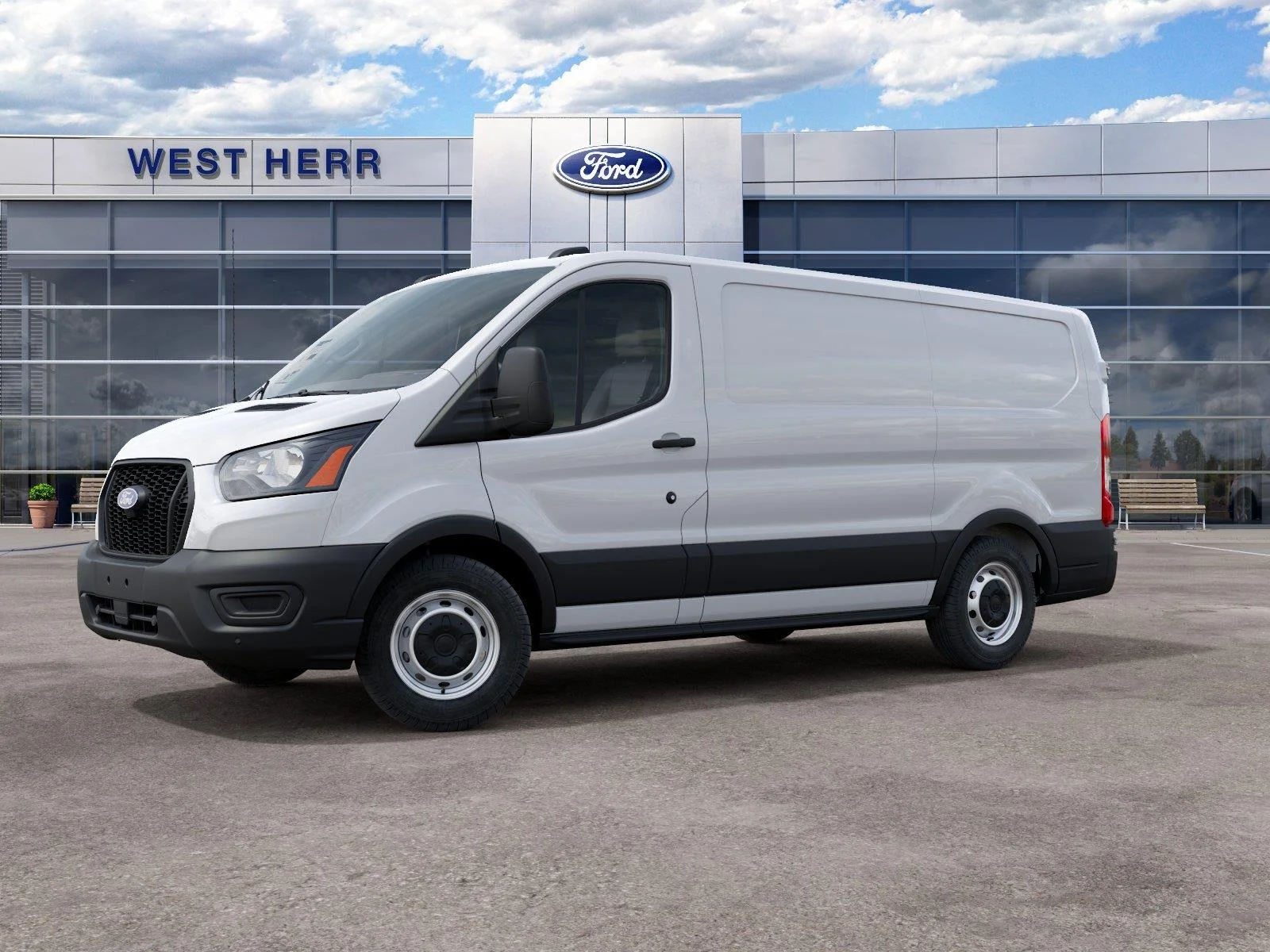 New 2027 Oxford White Ford Cargo Van image 2