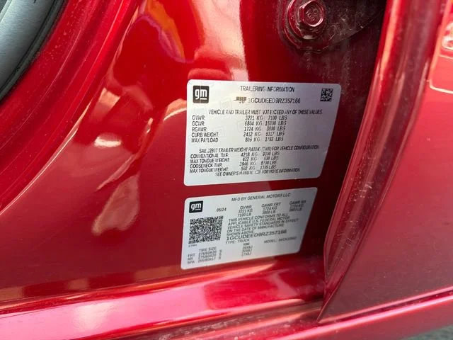 Used 2024 Radiant Red Tintcoat Chevrolet RST image 15