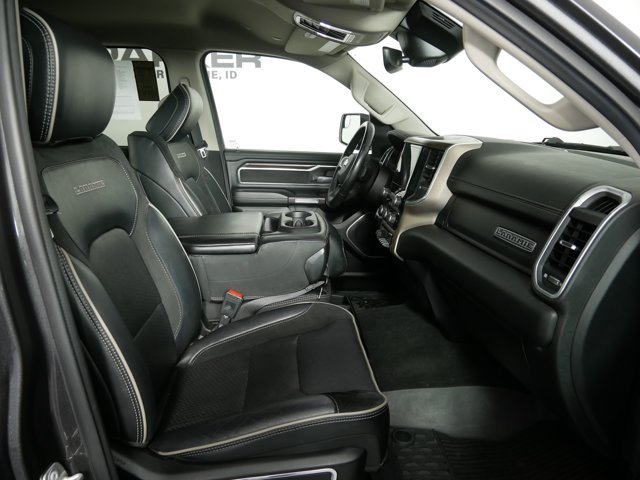 Used 2022 Granite Crystal Metallic Clearcoat Ram Crew Cab Laramie w/ Level A Equipment Pkg image 15