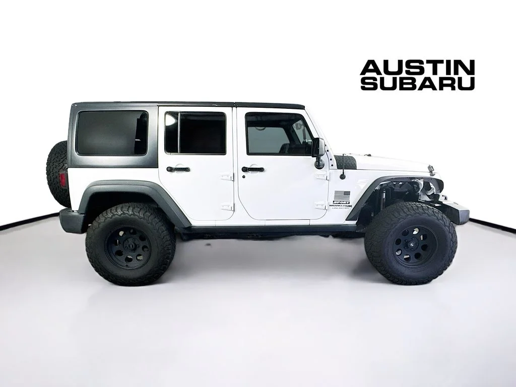 Used 2018 White Jeep Unlimited Willys Wheeler image 8