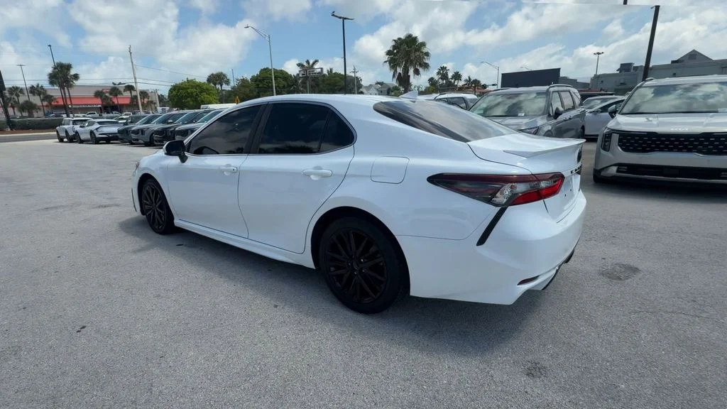 Used 2021 White Toyota SE image 6