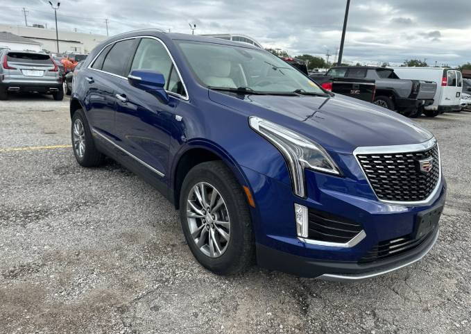 Used 2023 Blue Cadillac Premium Luxury image 3