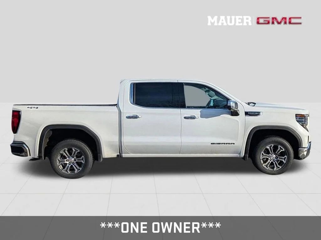 Certified 2025 GMC Sierra 1500 SLT with VIN 1GTUUDED7SZ129537 for sale in Inver Grove Heights, Minnesota