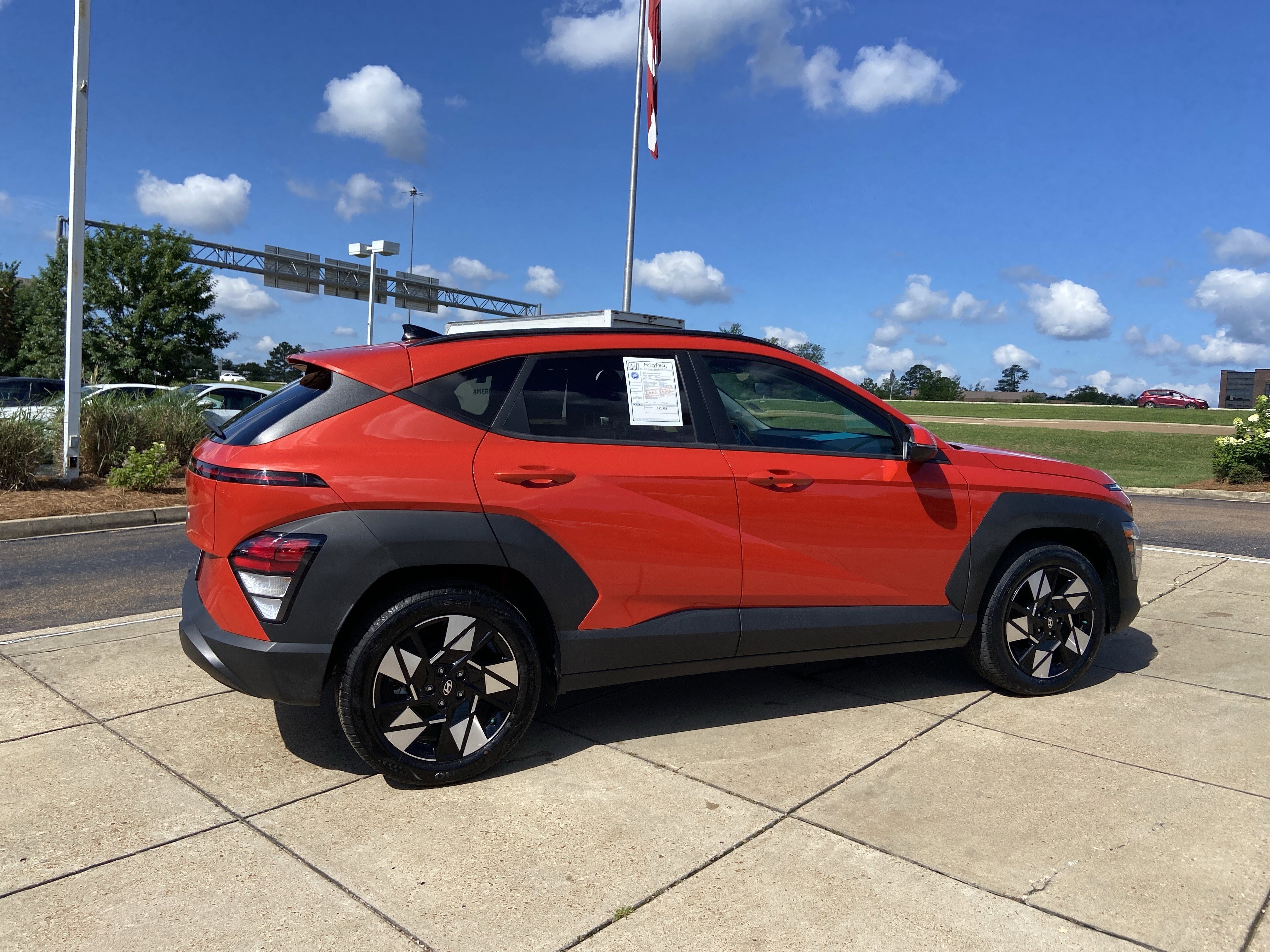 Used 2025 Soultronic Orange Pearl Hyundai SEL image 14